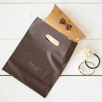 ヘッズ 梨地ガゼットバッグブラウン-6 EVB-6 1パック(50枚)