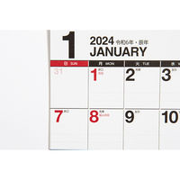 高橋書店 【2024年版】エコカレンダー壁掛 A4変型 E66 1セット(2冊)（直送品）