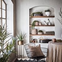 杉田エース AFFARI OF SWEDENカミーユポット ラウンド Φ19 ベージュ CWB957012 1個（直送品）