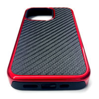 エアージェイ IPHONE 13　スリム＆フラット耐衝撃背面ケース AC-P21-GA RD 1個（直送品）