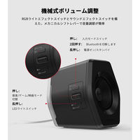 プリンストン ゲーミングスピーカー2000 ED-G2000-BK 1個