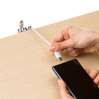 サンワサプライ 粘着固定ケーブルホルダー(はさみで切り離せる・3個入り) CA-514 1個