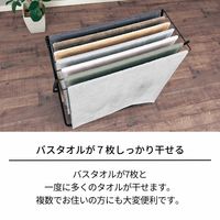 天馬 PORISH ブラック物干し バスタオルスタンド PSBK-02 811001078 1台