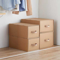 ベストコ 収納 ボックス 幅39×奥行53×高さ30cm ナチュラル ND-9534 L39 Reuse Dan Box シリーズ 1個（直送品）