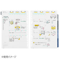 マルマン 【2024年版】リフィル ルーズリーフダイアリー A5 20穴 月間 月曜始まり LD283-24 1冊（直送品）