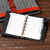 マルマン 【2024年版】リフィル ミニ データプラン 6穴 月間ダイアリー(見開き1ヶ月) 月曜始まり LS472-24 1セット(2冊)（直送品）