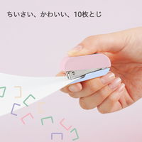 プラス ホッチキス チームデミ ステープラー もも 31452 1セット（5個）