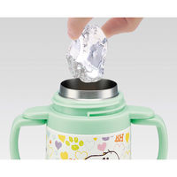 超軽量両手ストローステンレスボトル 240ml スヌーピー ビーグルハグ スケーター