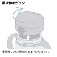 【7ヵ月頃から】アスター おでかけストローマグ ライトグレー 200ml リッチェル