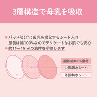 ピジョン 母乳を吸収するコットン授乳ブラ L ブラック