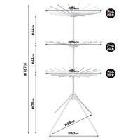 積水樹脂 物干しスタンドコスモス ホワイト TC-3W 1台