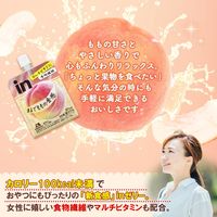 inゼリー（インゼリー）  フルーツ食感 もも 1セット（1個（180g）×6） 食物繊維 マルチビタミン 栄養機能食品 森永製菓