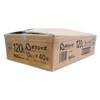 アンビシャス 120L半透明0.020mm厚10枚x40冊サラサラタイプ 4570109625122 1箱(400枚入)（直送品）