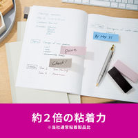 スリーエム(3M) ポストイット ふせん 付箋 強粘着 75mm×25mm マルチカラー9 1ケース（8冊入） 500SS-MC-9