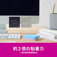 スリーエム(3M) ポストイット ふせん 付箋 強粘着 ノート 75mm×75mm マルチカラー9 1箱（12冊入） 6541SS-MC-9