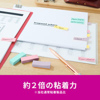 スリーエム(3M) ポストイット ふせん 付箋 強粘着 見出し 50mm×15mm マルチカラー5 1ケース（8冊入） 700SS-MC-5N