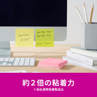 スリーエム(3M) ポストイット ふせん 付箋 強粘着 ノート 75mm×75mm マルチカラー4 1ケース（4冊入） 654SS-MC-4