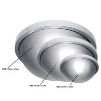 信栄物産 半球ミラー デラックス Φ540 R-50 1個（直送品）