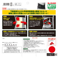 興和 バンテリンサポーター腰椎コルセット ふつう ブラック 311309 1個