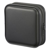 オーム電機 Blu-ray&CD&DVDブックタイプケース セミハード 24枚収納 ブラック 01-7210 1個