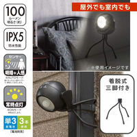 オーム電機 乾電池式LEDガーデンセンサーライト 06-5051 1個