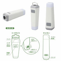 株式会社オーム電機 LEDファロスランタン USB充電式 08-1520 1個