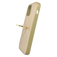 エアージェイ IPHONE 13MINIリングタッセル付シャイニー背面ケース AC-P21M-SYG SG 1個（直送品）