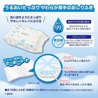 ピジョン おしりナップ やわらか厚手仕上げ 純水99％ 1ケース（80枚×32個）森のかくれんぼ