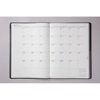高橋書店 【2024年版】デスクダイアリー B5 バーチカル 月曜始まり 黒 94 1冊（直送品）
