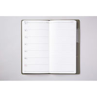 高橋書店 【2024年版】ニューダイアリー5 手帳判 片側1週間+ノート 月曜始まり カーキ 83 1冊（直送品）