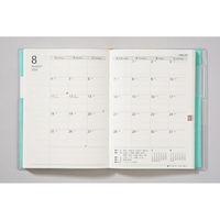 高橋書店 【2024年版】ポケットダイアリー A6 1頁1日 日曜始まり グリーン 23 1冊（直送品）