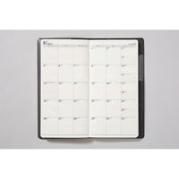 高橋書店 【2024年版】ニューダイアリー7 手帳判 片側1週間＋ノート 月曜始まり 黒 76 1冊（直送品）