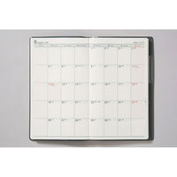 高橋書店 【2024年版】ニューダイアリーアルファ7 手帳判 片側1週間+ノート 月曜始まり クールグレー 110 1冊（直送品）