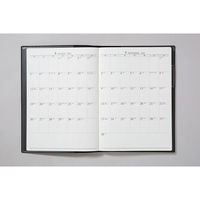 高橋書店 【2024年版】デスクダイアリーセッテ A5 片側1週間+ノート 月曜始まり 黒 473 1冊（直送品）