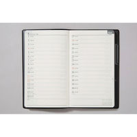 高橋書店 【2024年版】ニューダイアリーアルファ10 手帳判 片側1週間+ノート 月曜始まり 黒 104 1冊（直送品）