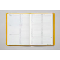 高橋書店 【2024年版】3年卓上日誌 A5 3年連用 オレンジ 96 1冊（直送品）