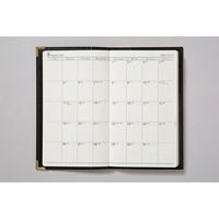 高橋書店 【2024年版】ニューダイアリーアルファ1 手帳判 片側1週間+ノート 月曜始まり 黒 99 1冊（直送品）