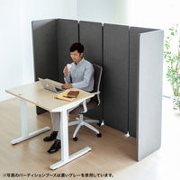 サンワサプライ パーティションブース 幅500×奥行30×高さ1600mm（パネル1枚あたり） ベージュ SPT-PB002BG 1セット（直送品）