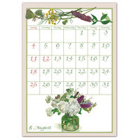 フロンティア 2024年壁掛けカレンダー　橋本不二子　書き込み　L CAL-126 2冊（直送品）