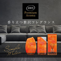 お部屋の消臭力 プレミアムアロマ 玄関 リビング用 部屋用 アンバーブラウン 400mL 1個 エステー 消臭 芳香剤
