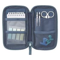 リヒトラブ SFJ×LIHIT LAB. コンパクトペンポーチ オーシャンネイビー A3200-11 1個