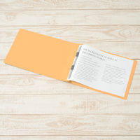 プラス フラットファイル樹脂製とじ具NO.022NW YL 78287 1冊（直送品）