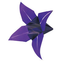 トーヨー 単色おりがみ 24.0cm むらさき 075129 1袋(50枚)