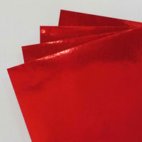 トーヨー 単色カラーホイル 15.0cm あか 066101 1袋(100枚入)