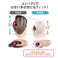 サンワサプライ ダイレクト:Bluetoothトラックボール 400-MABTTB181W 1個（直送品）