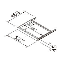 オカムラ ジャスタス片面フリーアドレスデスク 引出付 幅2800×奥行700×高さ720mm ネオホワイト／ナチュラルオーク 1台4梱包  オリジナル