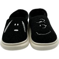 コマリヨー PEANUTSスヌーピーレディーススリッパサンダル8213 BLK L 8213 1足　ナースサンダル