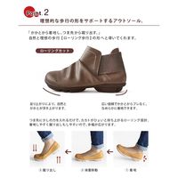 リゲッタ ツヴォル ブーツ ブラック L(24.0cm~24.5cm) TB107-BLK-L(22.0cm~22.5cm) 1足　ナースシューズ