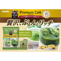 ぷるんと蒟蒻ゼリー プレミアムカフェ 抹茶ラテ 3個 オリヒロプランデュ