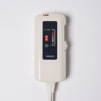 YAMAZEN 洗える 電気ひざ掛け毛布 120×60cm 表フランネル・裏プードルタッチ仕上げ YHK-47P(T) 1台